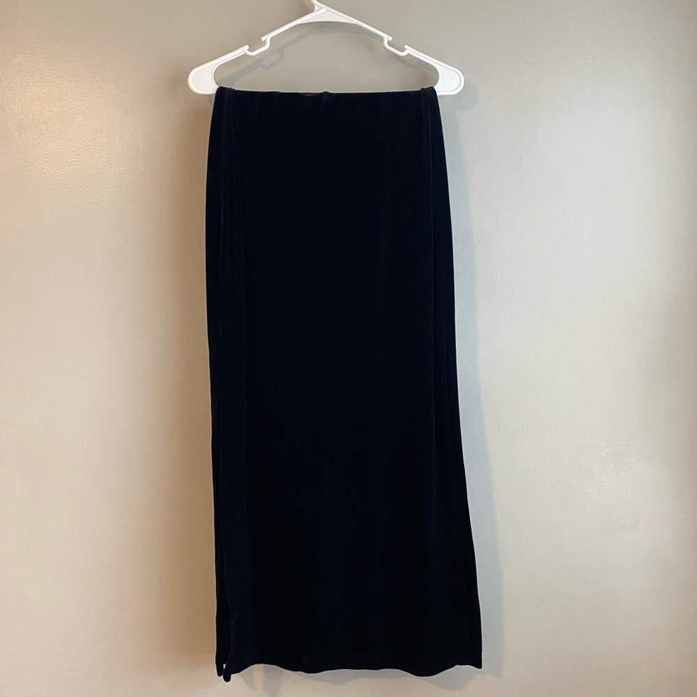A. Byer vintage velvet maxi skirt